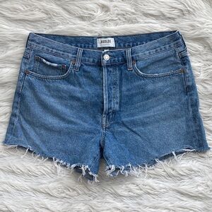 Agolde | Parker Long Short Denim Shorts